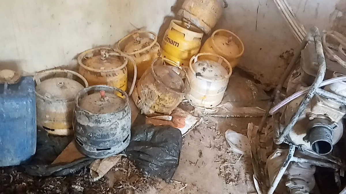 Blue Water Guard raids illegal mining site in Juaboso; seizes four water pumping machines and nine gas cylinders from illegal miners